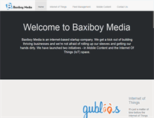 Tablet Screenshot of baxiboy.com